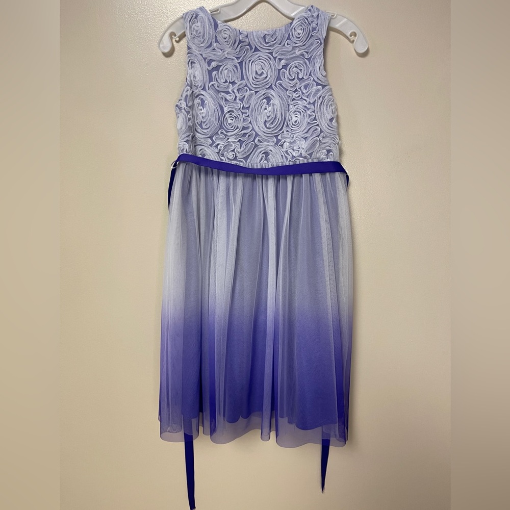 Kid’s Dream Dress Size 11/12 Ombré Purple & White Tulle Pre-owned